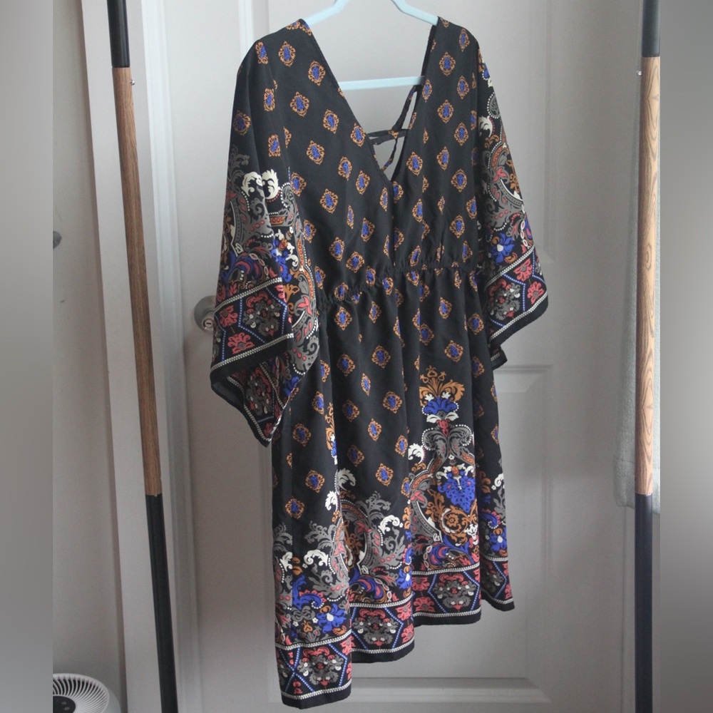Wide Sleeve Dress